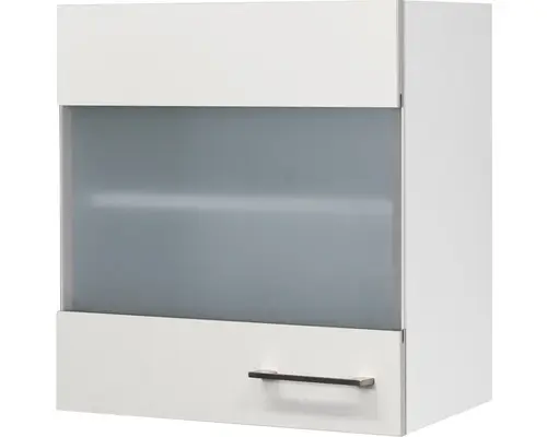 Glashängeschrank Flex Well Varo weiß 50x54,8x32 cm mit Drehtür