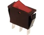 Hornbach Wippenschalter mit Licht, 3-polig, EIN-AUS, 1 Stk., rot (TES-21)