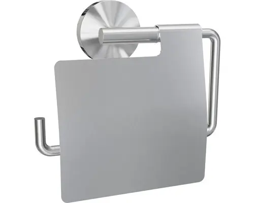 Toilettenpapierhalter Reika Saku mit Deckel edelstahl gebürstet