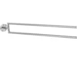 Hornbach Handtuchstange Reika Saku 5,2x48x7,7 cm schwenkbar edelstahl gebürstet