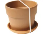 Hornbach Pflanztopf Deroma Perfetto Ø 24,5 H 19,7 cm terrakotta inkl. Untersetzer
