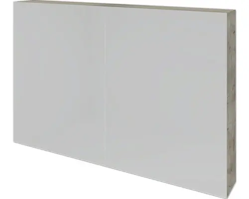 Spiegelschrank Sanox 2-türig 100x12x65 cm Craft oak