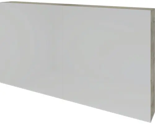 Spiegelschrank Sanox 2-türig 120x13x65 cm Craft oak