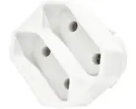 Hornbach Adapterstecker 2-fach Euro weiß
