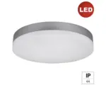 Hornbach LED Deckenleuchte e2 Orbis 18 W 1-flammig IP 44 silber ( 2004501181496 )