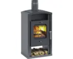 Hornbach Kaminofen Umea schwarz Verkleidung Stahl 6 kW