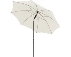 Sonnenschirm Marktschirm Doppler Active Green Edition Waterproof Ø 210 cm Polyester natur