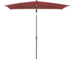 Hornbach Sonnenschirm Marktschirm Doppler Active Green Edition Waterproof 200x120 cm Polyester bordeaux