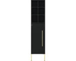 Hornbach Highboard Möbelpartner Sarah 300 130,6x30,4x21,8 cm schwarz
