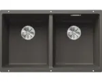 Hornbach Spüle Blanco Subline 350/350-U 460x755 mm vulkangrau
