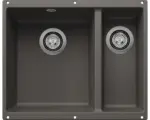 Hornbach Spüle Blanco Rotan 340/160-U links 460x555 mm vulkangrau