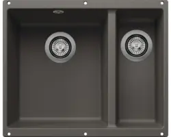Spüle Blanco Rotan 340/160-U links 460x555 mm vulkangrau