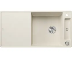 Spüle Blanco Axia III XL 6 990x500 mm softweiß mit Esche-Schneidbrett