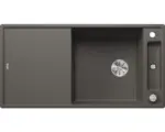 Hornbach Spüle Blanco Axia III XL 6 1000x510 mm vulkangrau mit Esche-Schneidbrett