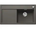 Hornbach Spüle Blanco Zenar 5 S-F rechts 497,5x902,5 mm vulkangrau