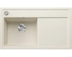 Spüle Blanco Zenar 45 S-F links 497,5x847,5 mm softweiß