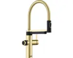 Hornbach Küchenarmatur Blanco Drink 527430 mit Filterfunktion und Handbrause satin gold
