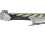 Hornbach SOLUNA Kassettenmarkise Exclusiv 2,5x1,5 Stoff Dessin 320b70 Gestell E6EV1 silber eloxiert Antrieb links inkl. Motor und Wandschalter