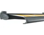 Hornbach SOLUNA Kassettenmarkise Exklusiv 2x1,5 Dessin S2015 Gestell RAL 7016 anthrazitgrau Antrieb links inkl. Motor und Wandschalter