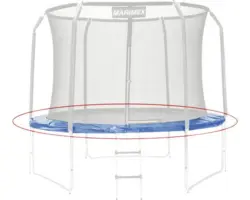 Randabdeckung für Trampolin Marimex Ø 244 cm blau