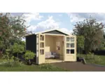 Hornbach Expresshaus, Gartenhaus Konsta Essingen 186 x 186 cm terragrau