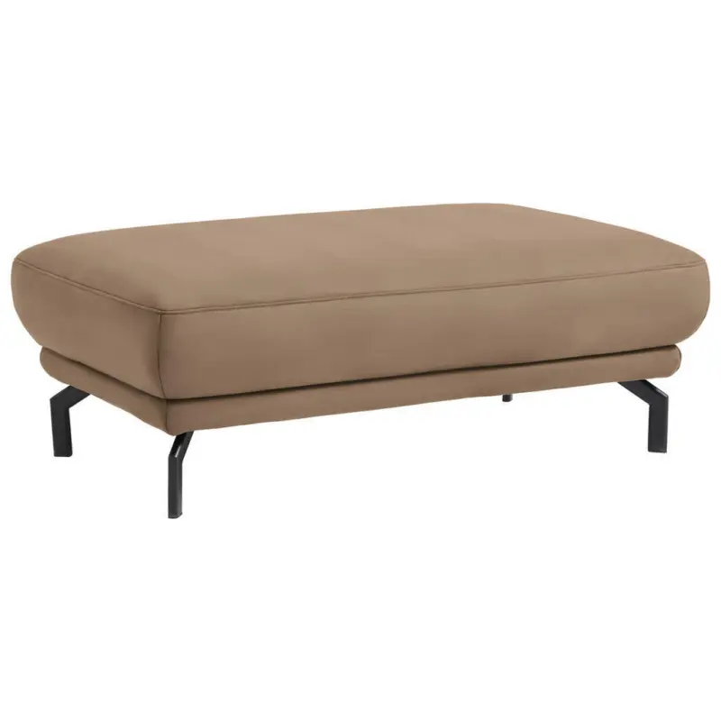 Hocker in Textil Beige