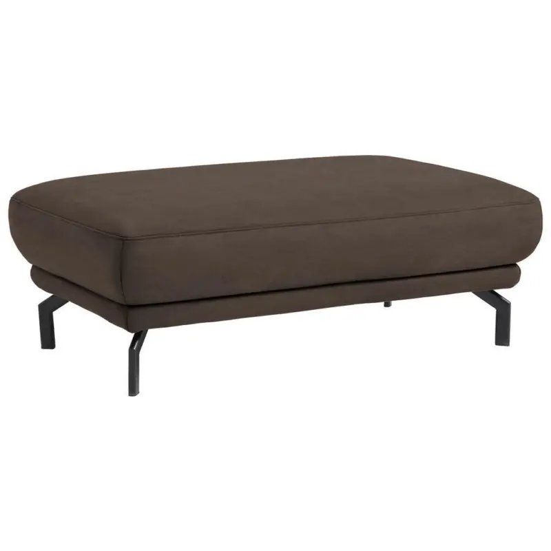 Hocker in Textil Graubraun