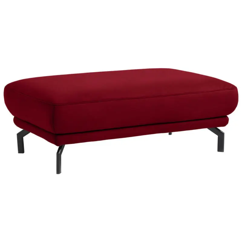 Hocker in Textil Rot