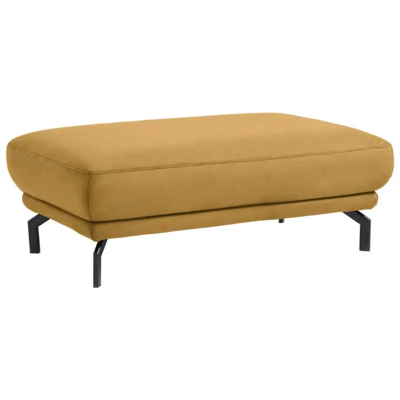 Hocker in Textil Gelb