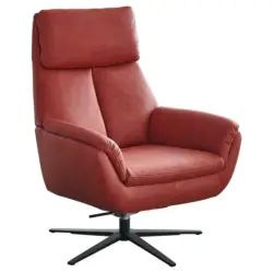 Relaxsessel in Textil Rot