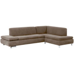 Ecksofa in Velours Sahara