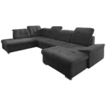 XXXLutz Lauterach - Ihr Möbelhaus bei Bregenz Wohnlandschaft in Mikrofaser Schwarz