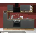 XXXLutz Lauterach - Ihr M&ouml;belhaus bei Bregenz K&uuml;chenblock 250 cm in Eichefarben