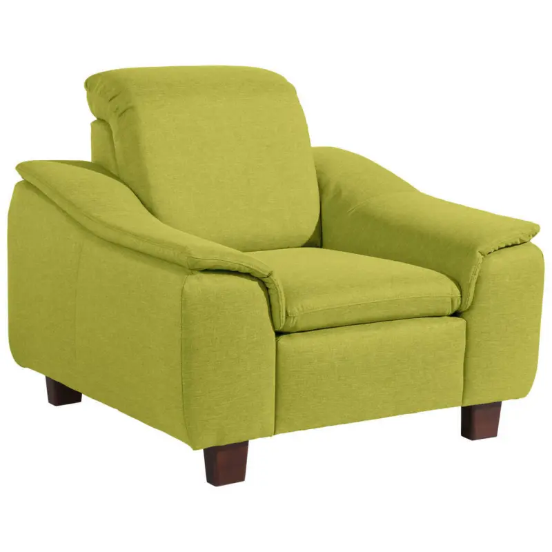 Sessel in Flachgewebe Apfelbaumfarben