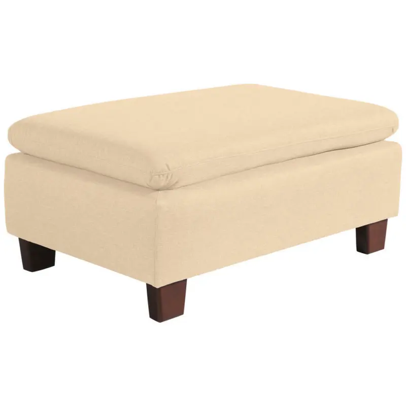 Hocker in Textil Beige