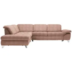 Ecksofa in Webstoff Orange