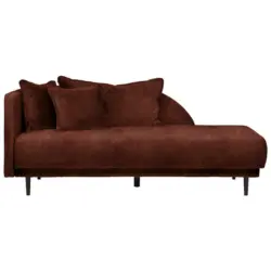 Liege in Webstoff Dunkelbraun