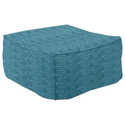 Hocker in Textil Petrol
