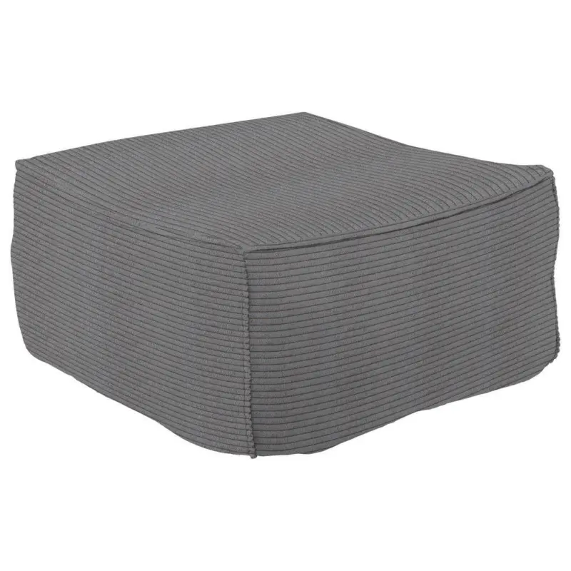 Hocker in Textil Dunkelgrau
