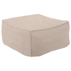 Hocker in Textil Taupe
