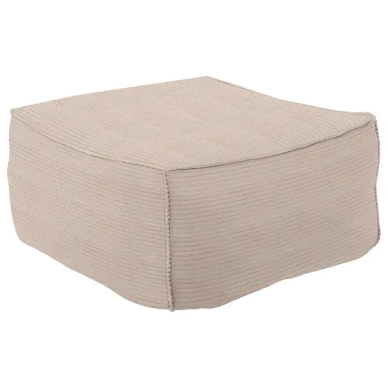 Hocker in Textil Taupe