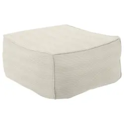 Hocker in Textil Naturfarben, Beige