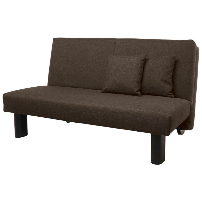 Schlafsofa in Flachgewebe Braun