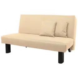 Schlafsofa in Flachgewebe Beige