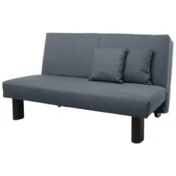 Schlafsofa in Flachgewebe Grau