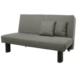 Schlafsofa in Flachgewebe Hellgrau