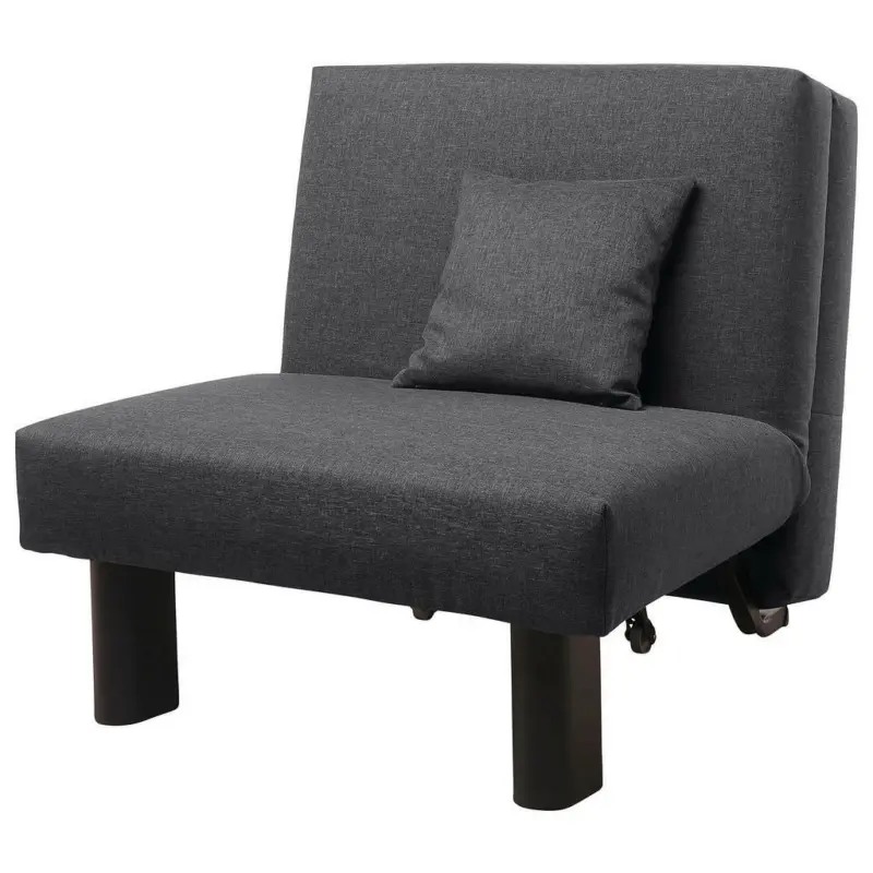 Schlafsessel in Flachgewebe Graphitfarben