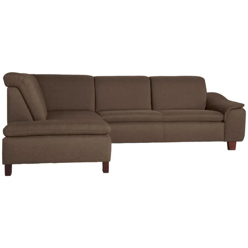 Ecksofa in Flachgewebe Sahara