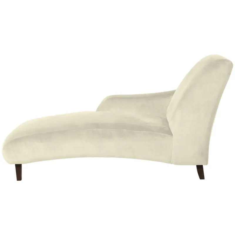 Récamiere in Samt, Velours Creme