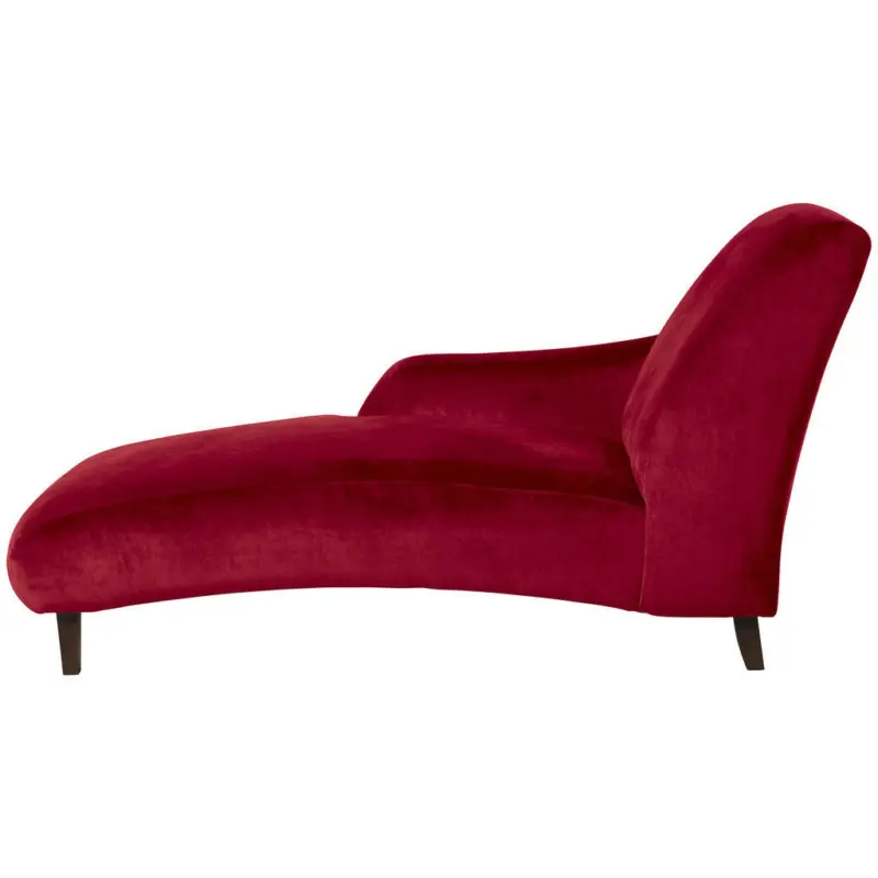 R&eacute;camiere in Samt, Velours Rot